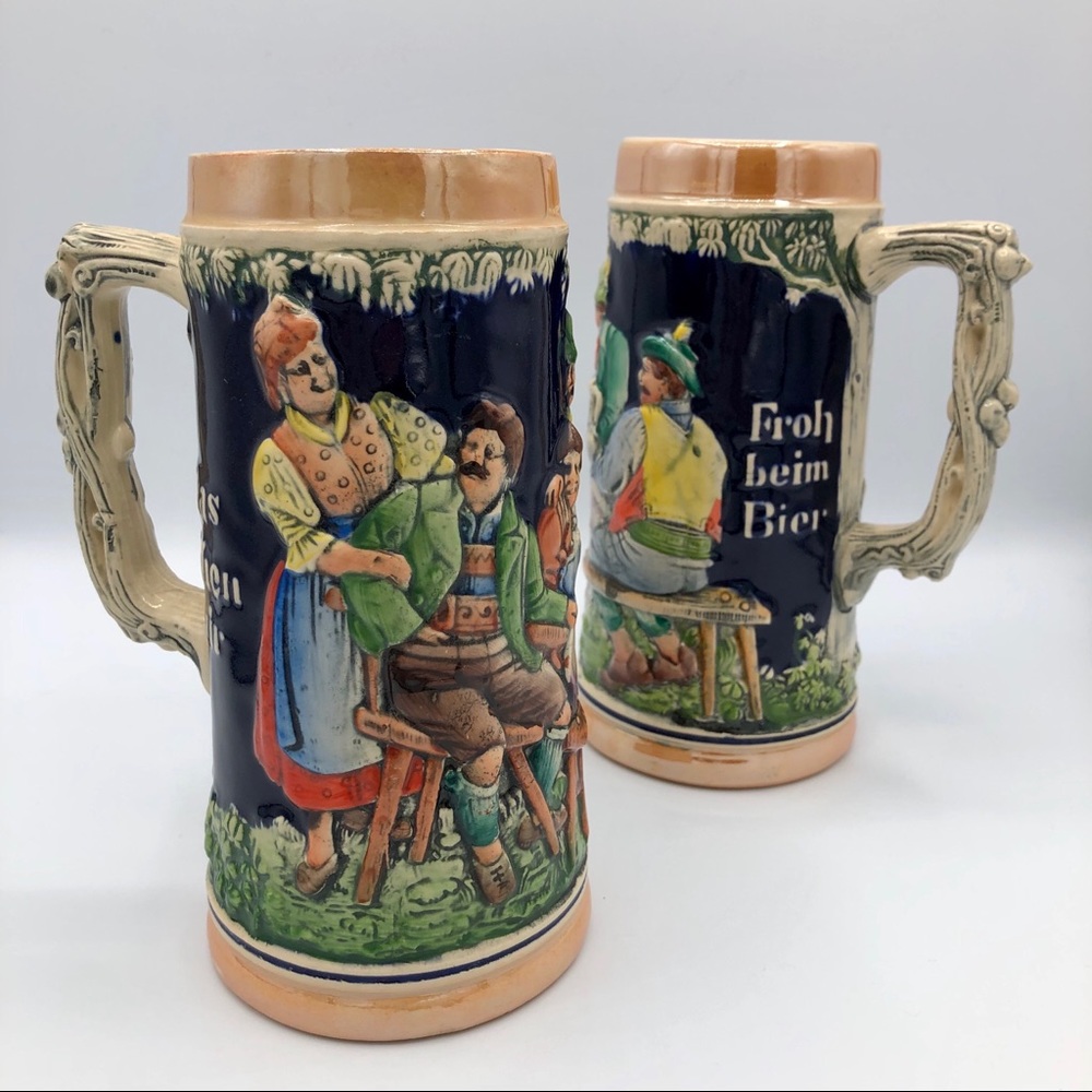 Best Friend Beers Cheer German Steins set of 2